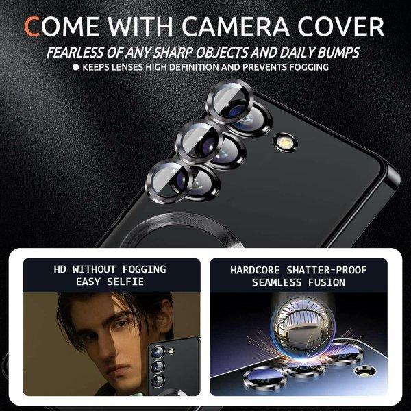 For Samsung Galaxy S25 S24 S23 S22 S21 Ultra Edge MagSafe Magnetic Case with HaloLock Shockproof Military Grade Protection Clear Cover For Samsung Galaxy S25 S24 S23 S22 S21 Ultra Edge MagSafe Magnetic Case with HaloLock Shockproof Military Grade Protection Clear Cover